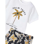 Mayoral Completo 2 Pezzi T-Shirt-Bermuda Bicolore per Bambino 366044 BIANCO/NERO MAYORAL 