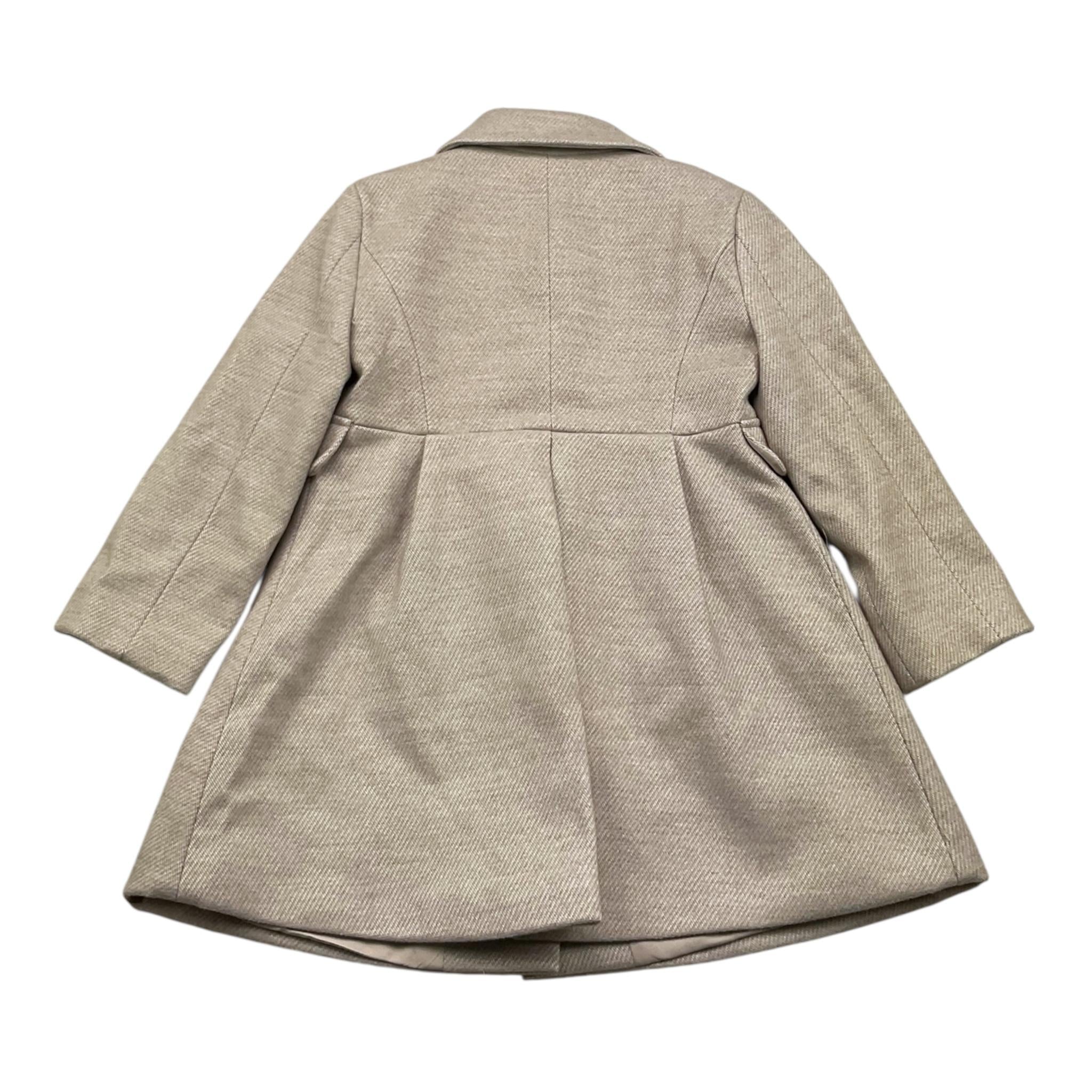 MAYORAL cappotto tinta unita cn finte tasche Beige per Bambina 4484X BEIGE MAYORAL 