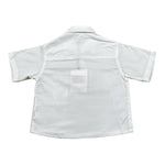 I'M Brian Camicia Mezza Manica Tinta Unita per Neonato CA2123J BIANCO I'M BRIAN 