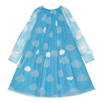 STELLA McCARTNEY abit manica lunga tinta unita con tulle Azzurro per Neonata TV1110 AZZURRO STELLA McCARTNEY 