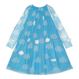 STELLA McCARTNEY abit manica lunga tinta unita con tulle Azzurro per Neonata TV1110 AZZURRO STELLA McCARTNEY 