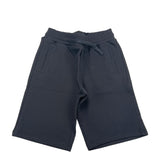 Dolce &amp; Gabbana Solid Color Bermuda Shorts In Tracksuit With Elastic Waist Black For Boys