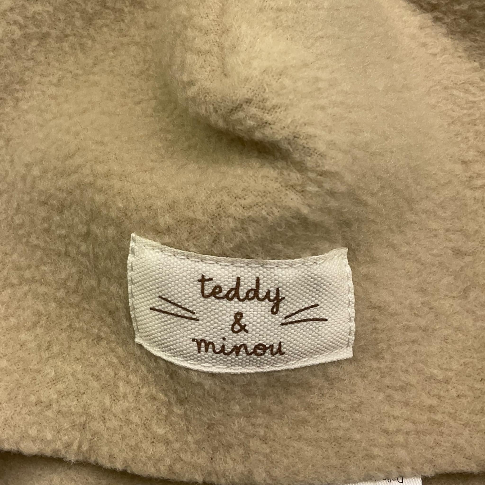 TEDDY E MINOU set cappello-babbucce tinta unita Beige per Neonato I23AC011N0087 BEIGE TEDDY E MINOU 