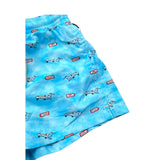 Saint Barth Costume Modello Boxer Tinta Unita con Stampa per Bambino 01058L AZZURRO SAINT BARTH 
