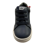 Cesare Paciotti Sneakers Tinta Unita con Zip E Lacci per Neonato 43170 BLU CESARE PACIOTTI 