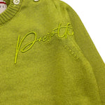 Cesare Paciotti Maglia Girocollo Tinta Unita con Stampa per Neonato MGP5154B VERDE CESARE PACIOTTI 