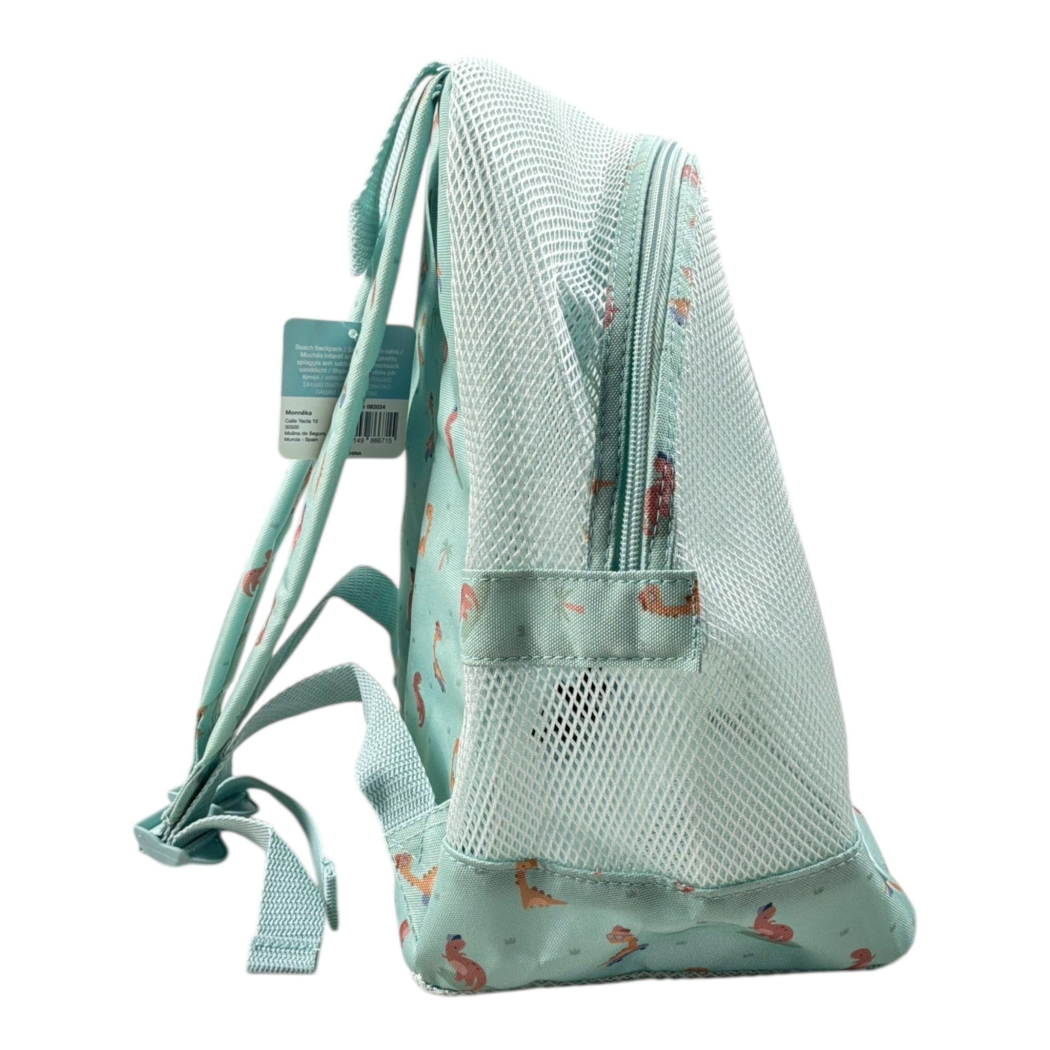 Monnëka Zaino Tinta Unita Traforato per Bambino 30500 VERDE ACQUA Monnëka 