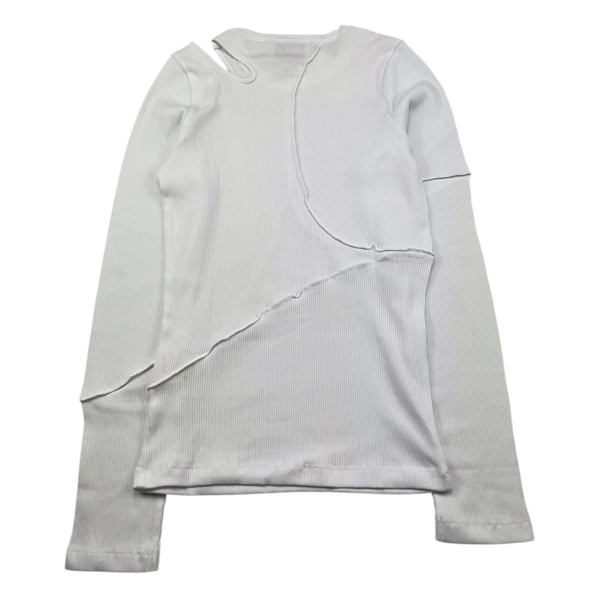 LES COYOTES DE PARIS shirt tinta unita con scollo alla spalla Bianco per Bambina 12220129 BIANCO LES COYOTES DE PARIS 