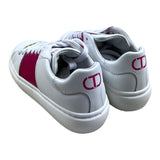 Twinset Sneakers Solid Color With White Contrast Band For Girls
