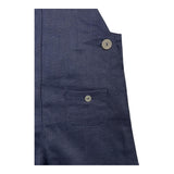 Tartine Et Chocolat Plain Dungarees With Contrast Buttons Blue For Newborns