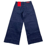 Max&amp;Co. Jeans Solid Color Palazzo Model With 5 Pockets Blue For Girls