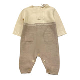MAYORAL tutina tinta unita con tasche Panna per Neonato 2616 PANNA MAYORAL 