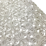 Kocca Completo 2 Pezzi Pantalone-Top Tinta Unita con Ricami per Bambina 60725 BIANCO Kocca 