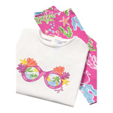 Mayoral Completo 2 Pezzi T-Shirt-Leggins per Neonata 1739X BIANCO/FUXIA MAYORAL 