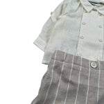 Pure Firenze Completo 2 Pezzi Camicia-Bermuda Beige per Neonato PC03310 BEIGE PURE FIRENZE 