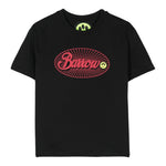 BARROW KIDS t-shirt gircollo tinta unita con logo Nero per Bambino F4BKJUTH030 NERO BARROW KIDS 