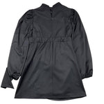 NAIDA abito manica lunga tinta unita cn cintura Nero per Bambina NAAB278 NERO NAIDA 