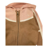 Chloe' Complete Solid Color Sweatshirt-Pants Biscuit for Baby Girl
