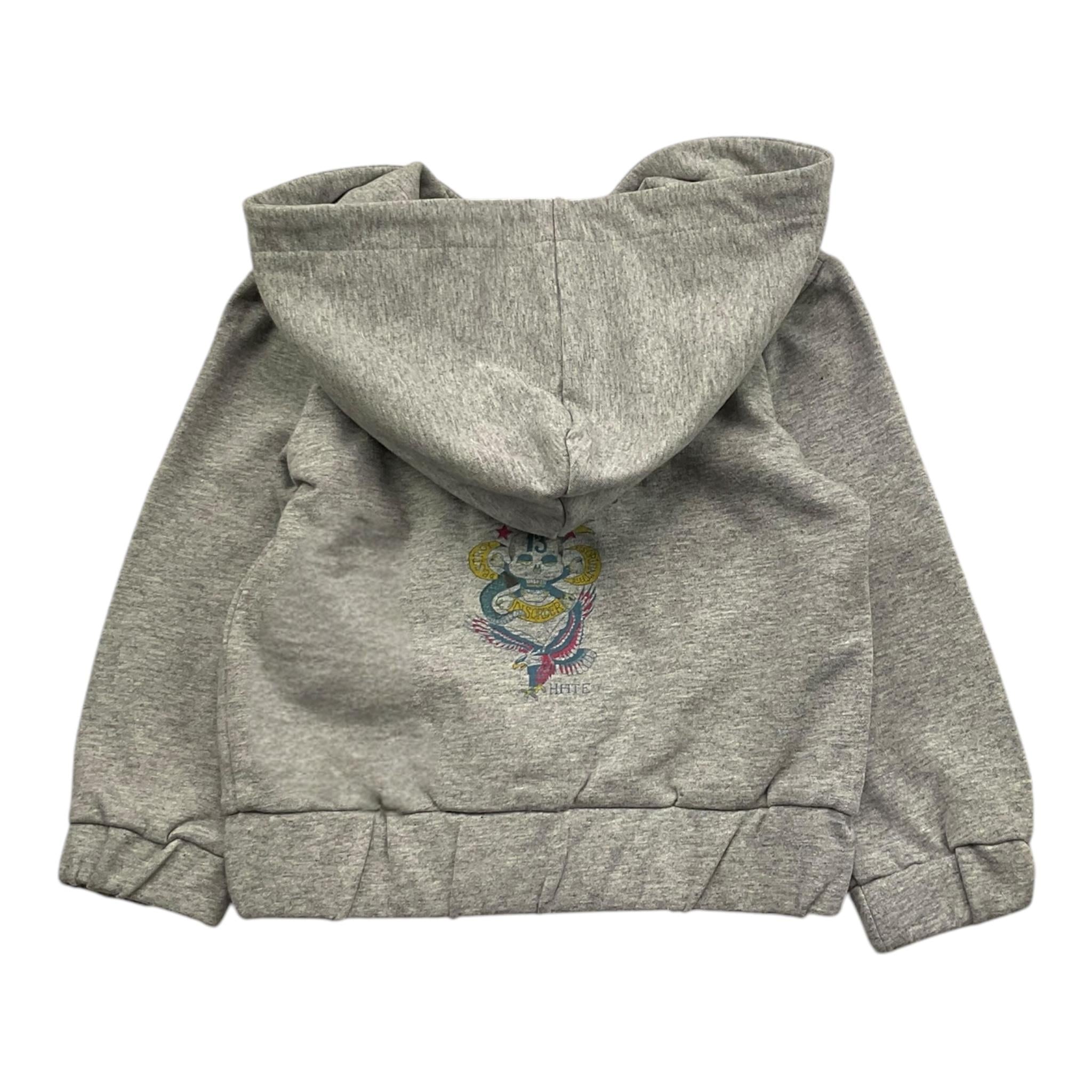 JOHN RICHMOND felpa tinta unita con cappuccio e zip Grigio per Neonato RIA25039FE GRIGIO JOHN RICHMOND 