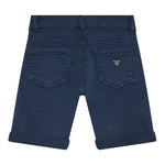 Guess Bermuda Tinta Unita con Girovita Regolabile per Neonato N1RD03WE620N BLU GUESS 