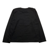 DIXIE shirt girocollo tinta unita con stampa  Nero per Bambina ML28030G67 NERO DIXIE 