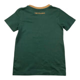 TRUSSARDI t-shirt girocollo tinta unita con stampa Verde per Bambino TBA25071TS VERDE TRUSSARDI 