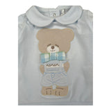 Nanan Completo 2 Pezzi Shirt-Ghettina per Neonato E211310 AZZURRO NANAN 