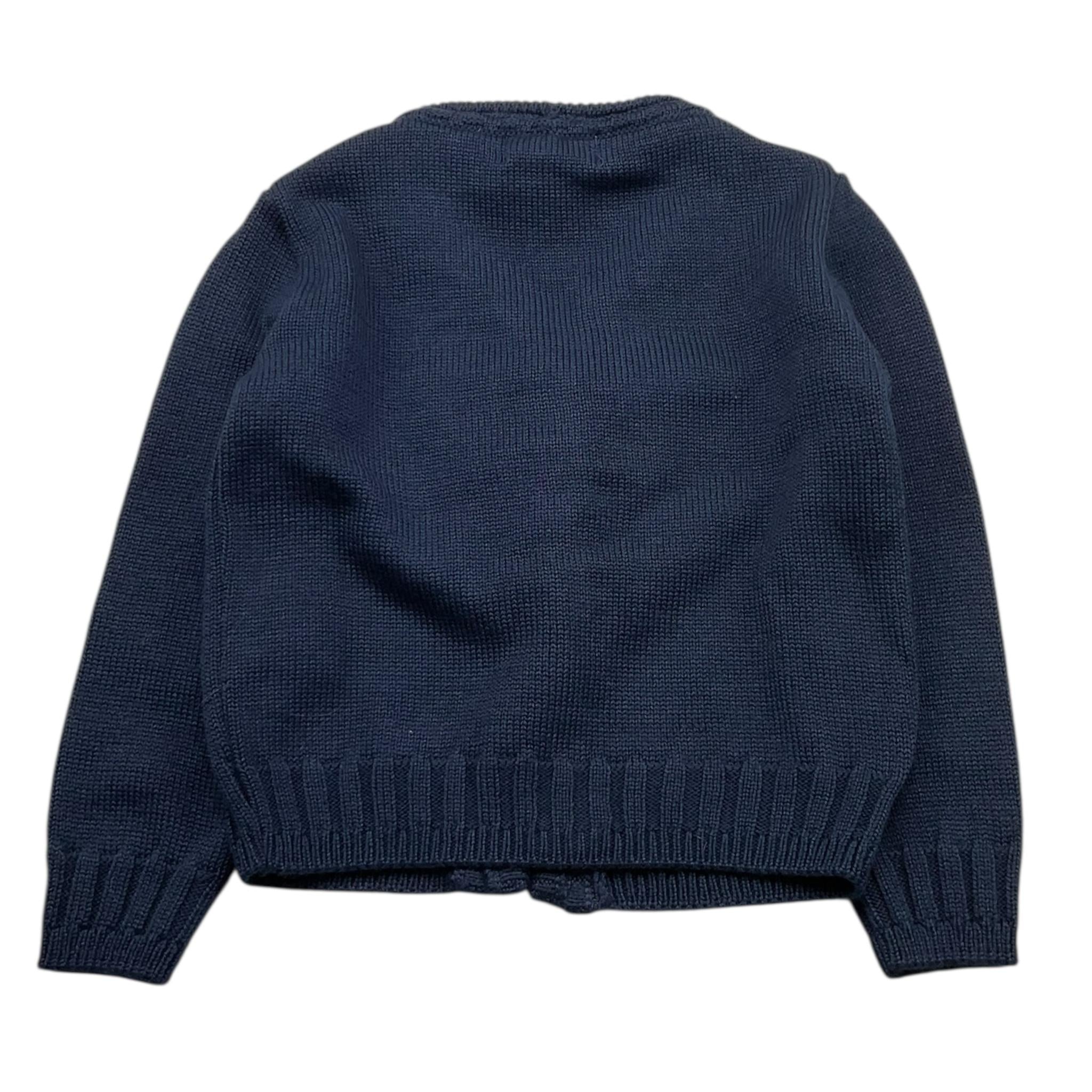 MIMISOL cardigan tinta unita con bottoni Blu per Bambina MFMA049 BLU MIMISOL 