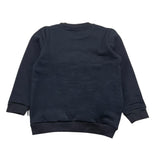 Daniele Alessandrini Crewneck Sweatshirt Solid Color with Blue Print for Newborns