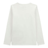 GUESS shirt girocollo tinta unita con stampa Bianco per Bambina J4RI28K6YW3 BIANCO GUESS 