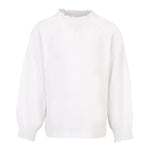 DOU DOU shirt tinta unita con collo elasticizzato Bianco per Bambina DT8A10 BIANCO DOU DOU 