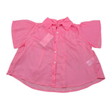 Kaos Camicia Tinta Unita per Bambina KS166 ROSA KAOS 