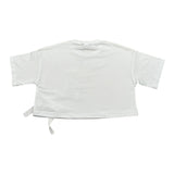 Refrigiwear T-Shirt Girocollo Tinta Unita con Logo per Bambina 308TRFJS25 BIANCO REFRIGIWEAR 