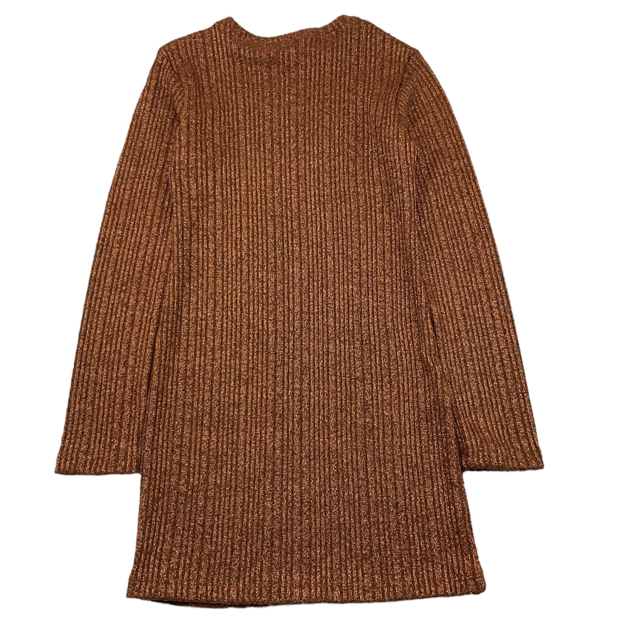 FUN & FUN abito tinta unita girocollo Marrone per Bambina FCJDR00040X MARRONE FUN & FUN 