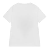 Guess T-Shirt Crew Neck Solid Color With Print White For Newborn