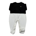 Elisabetta Franchi Tutina Biclore con Stampa per Neonata ENTU107 BIANCO/NERO ELISABETTA FRANCHI 