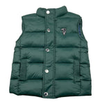TRUSSARDI giubbino smanicato tinta unita con zip Verde per Bambino TBA25069GT VERDE TRUSSARDI 