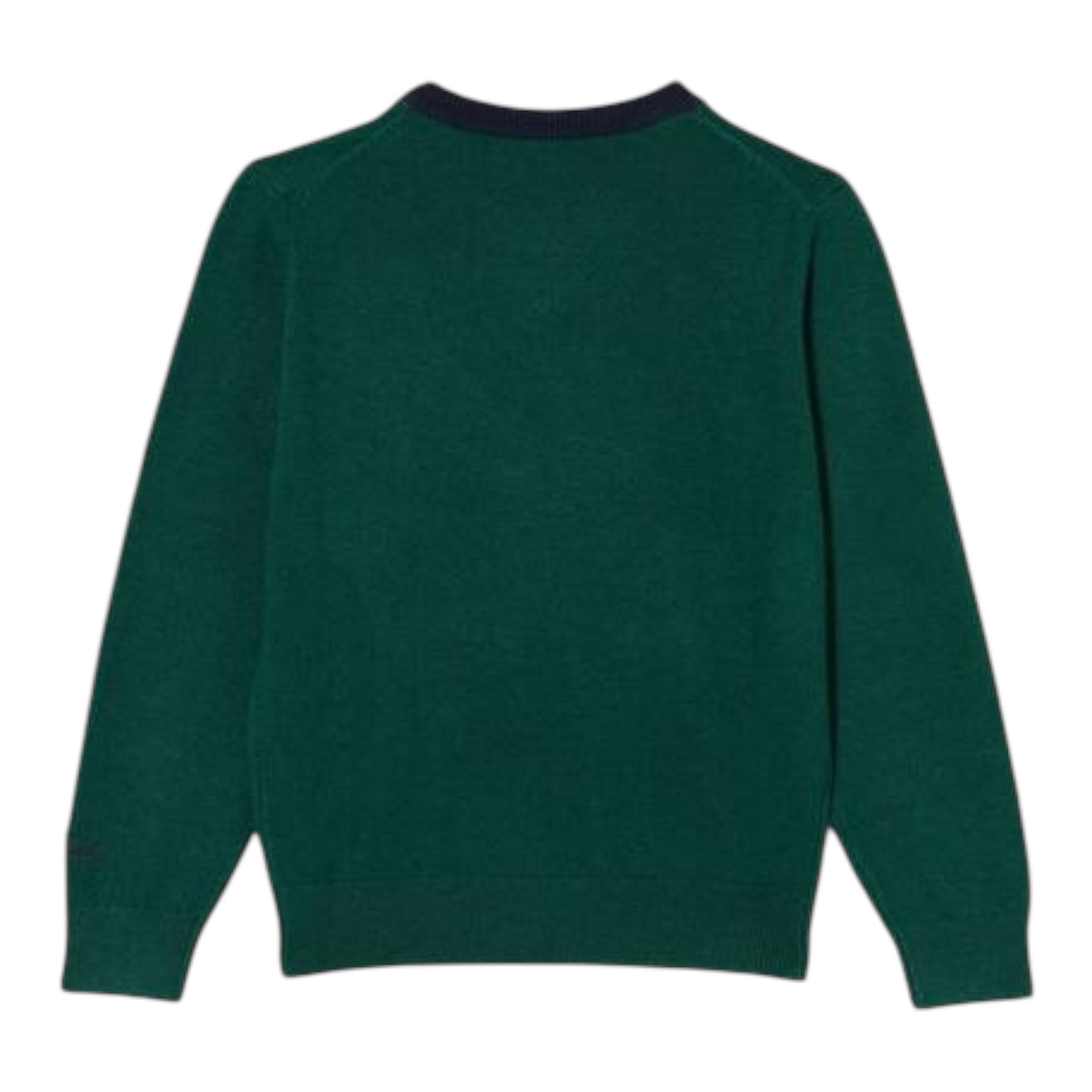 SAINT BARTH maglia girocollo tinta unita con stampa Verde per Neonato SNOPYYN VERDE SAINT BARTH 