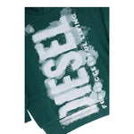 Msgm Felpa Chiusa con Cappuccio Tinta Unita con Logo per Bambino J01115X VERDE MSGM 
