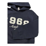 SUN68 felpa chiusa con cappuccio tinta unita con logo Nero per Bambino F43312 NERO SUN68 