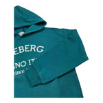 ICEBERG felpa chiusa con cappuccio tinta unita Verde per Bambino MFICE5335JXX VERDE ICEBERG 