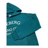 ICEBERG felpa chiusa con cappuccio tinta unita Verde per Bambino MFICE5335JXX VERDE ICEBERG 