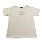 Fun & Fun T-Shirt Girocollo Tinta Unita con Logo per Bambina FNCJTS01019 BIANCO FUN & FUN 