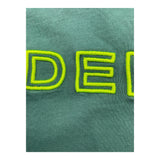 Sundek Solid Color Crew Neck T-Shirt With Green Print For Boys