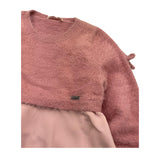 LIU JO abito manica lunga tinta unita Rosa per Bambina KF4097XX ROSA LIU JO 