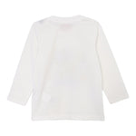 DIESEL shirt girocollo tinta unita con stampa in contrasto Bianco per Neonato K0057 BIANCO DIESEL 