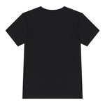 Moschino T-Shirt Girocollo Tinta Unita con Stampe In Contrasto per Neonato MUM04FX NERO MOSCHINO 