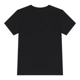 Moschino T-Shirt Girocollo Tinta Unita con Stampe In Contrasto per Neonato MUM04FX NERO MOSCHINO 