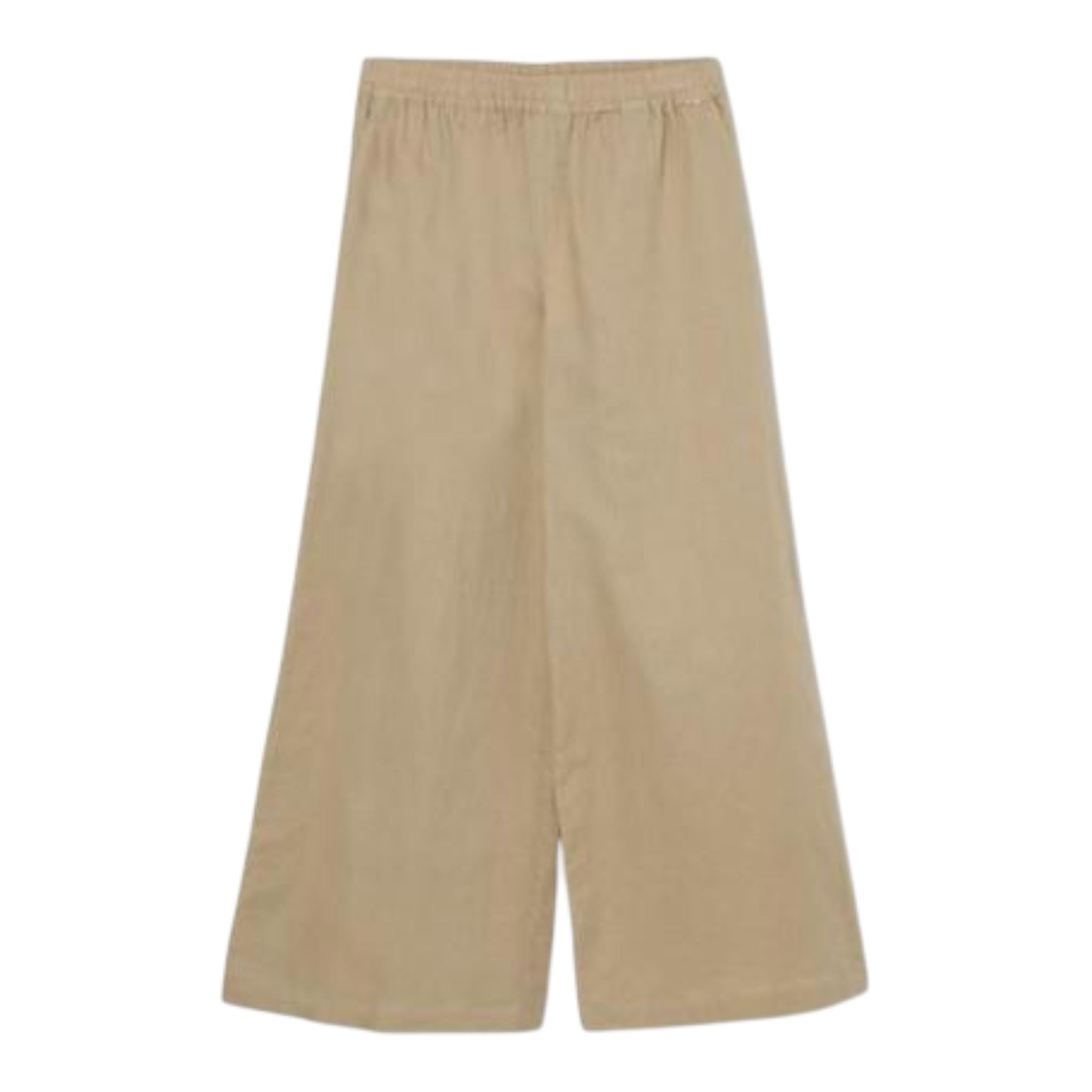 Twinset Pantalone Tinta Unita Modello A Palazzo per Bambina 251GJ2400 BEIGE TWINSET 
