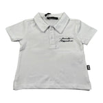 Daniele Alessandrini Polo Mezza Manica Tinta Unita con Logo per Neonato 1296MP00209 BIANCO DANIELE ALESSANDRINI 